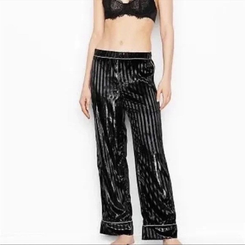 NWOT🖤 VICTORIA SECRET VELOUR PJ PANT